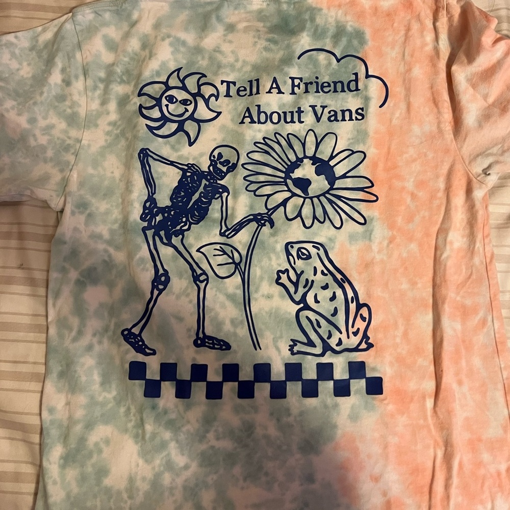 Vans Tie-Dyed Short Sleeve T-shirt Mens Small